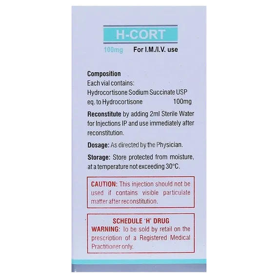 h-cort 100mg injection